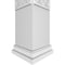 Ekena Millwork Craftsman Classic Square Non-Tapered Mosaic Fretwork Column w/ Prairie Capital & Prairie Base CC1210ENMSCPRPR - alternate 3
